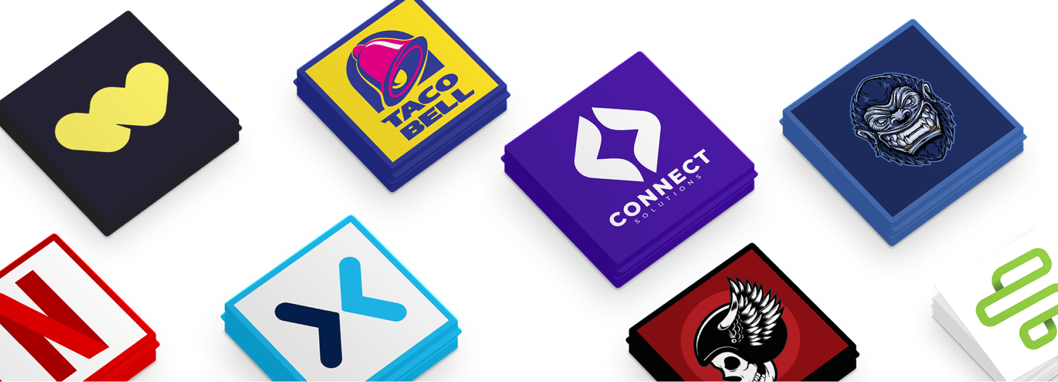 Rounded Corner Stickers
